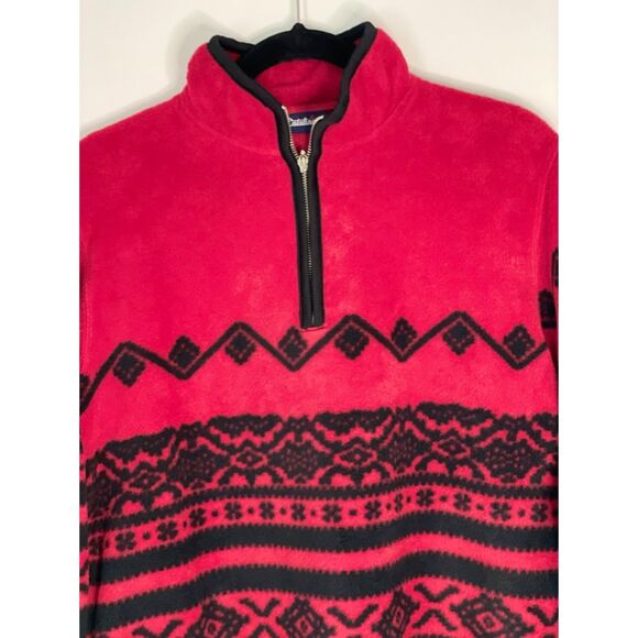 Catalina Fleece Pullover Women's Medium-Large with pockets Southwestern Boho h12 - Picture 3 of 12